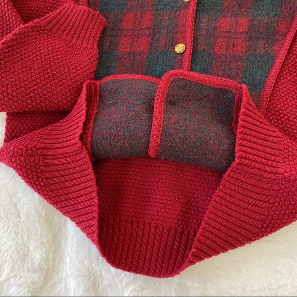 Pendleton 100% Virgin Wool Cardigan Sweater M - Picture 8 of 11